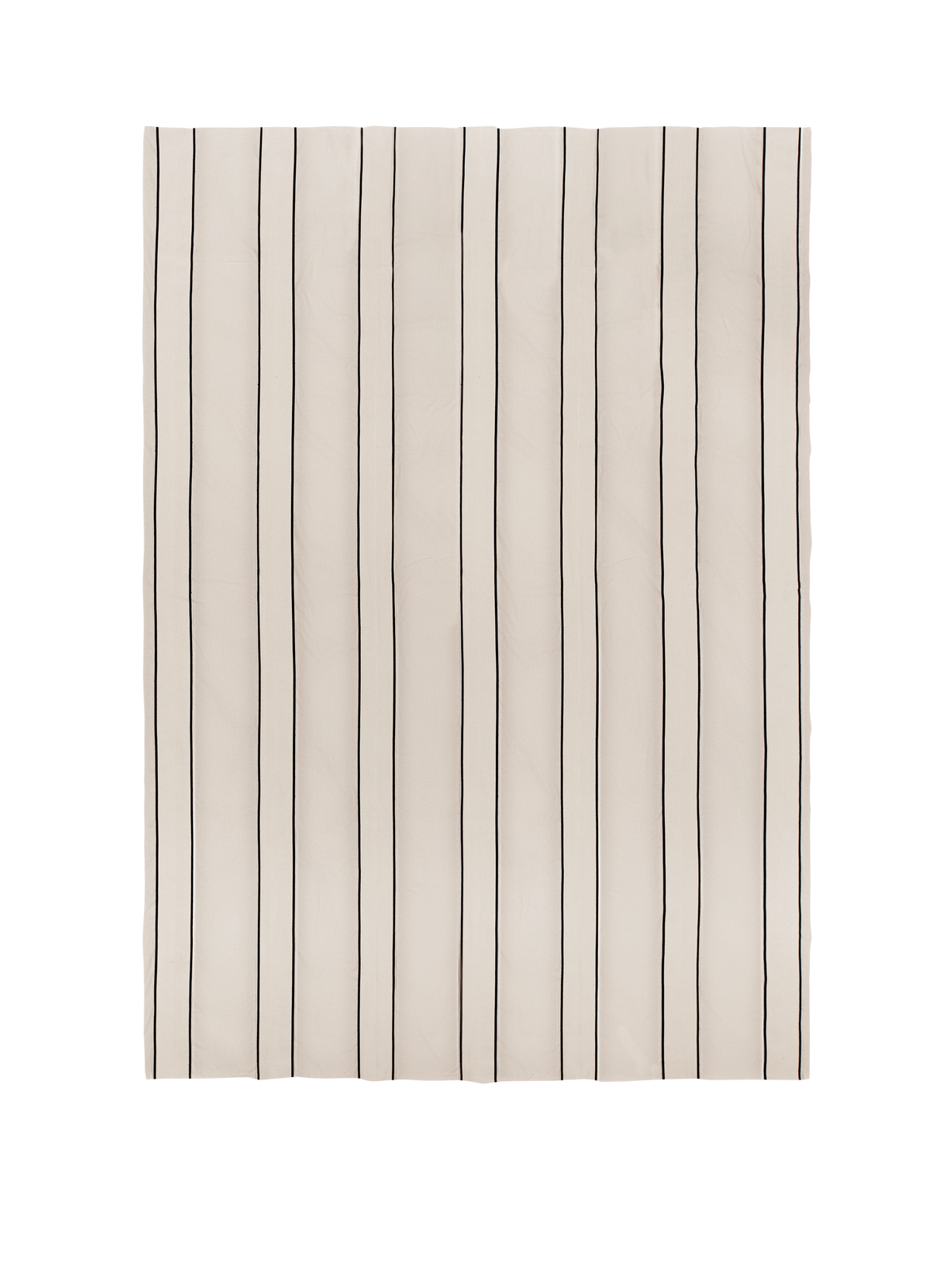 Ferm Living Twill Bedspread - Single - Off-white/Black
