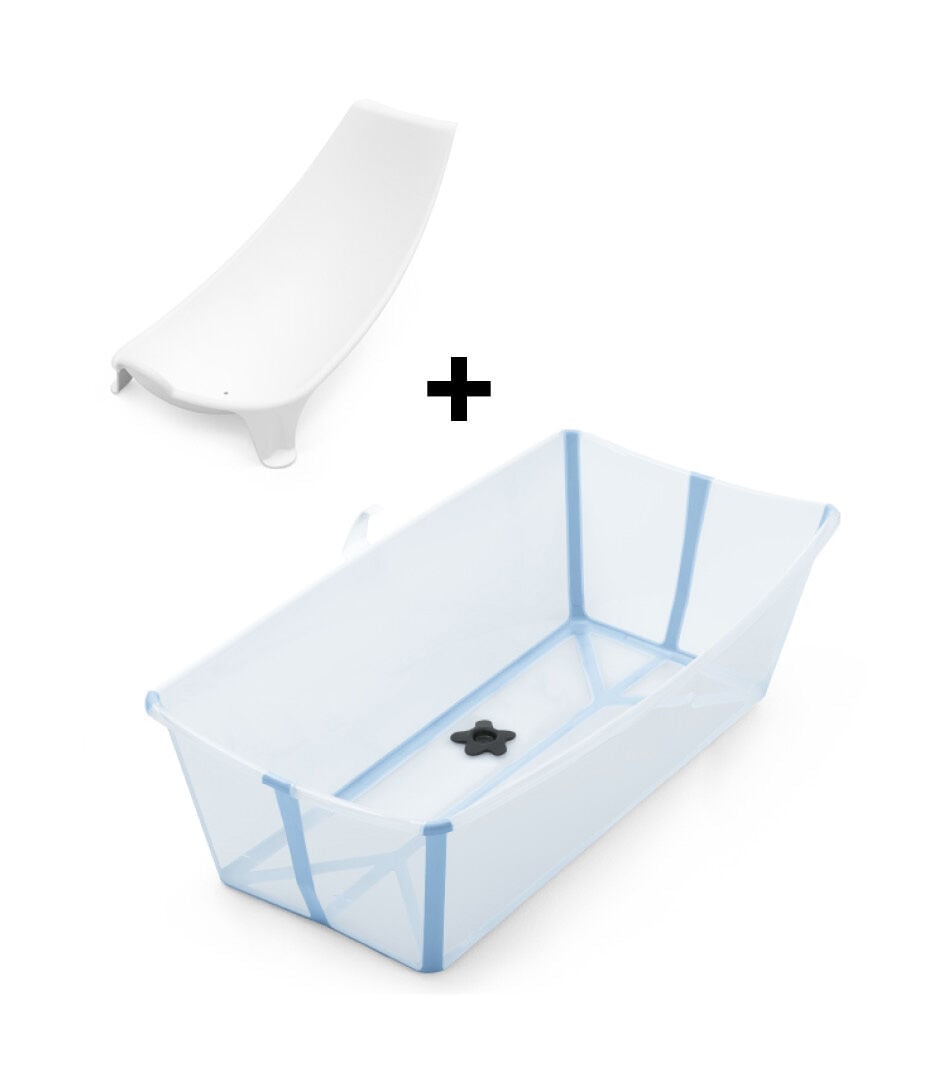 Stokke® Flexi Bath® X-Large bath tub with newborn insert, Ocean Blue