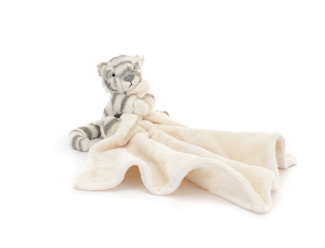 Jellycat Bashful snow tiger cuddle cloth