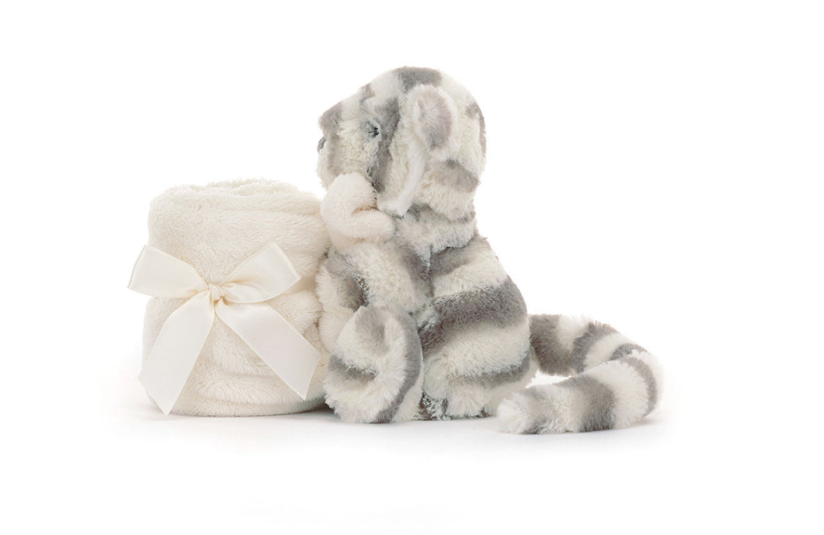 Jellycat Bashful snow tiger cuddle cloth