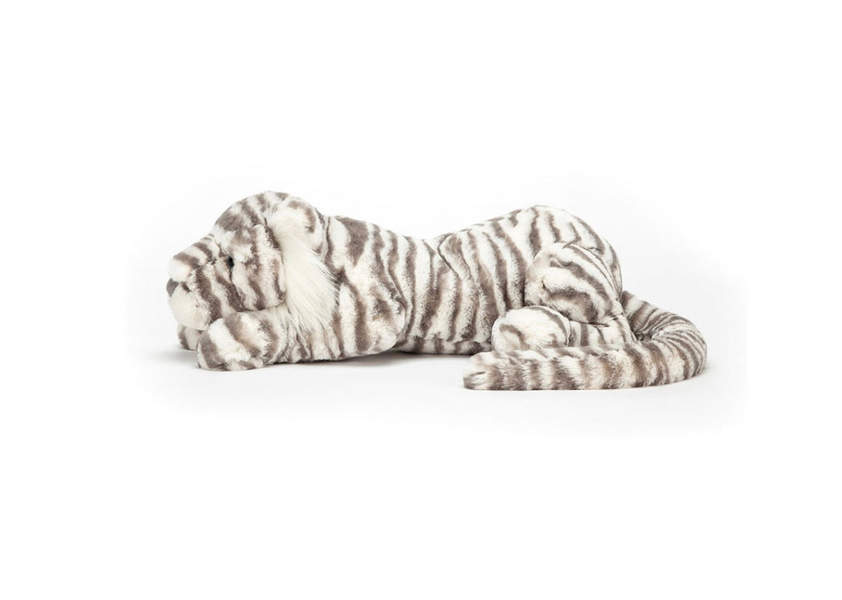 Jellycat Sacha Snow Tiger Little