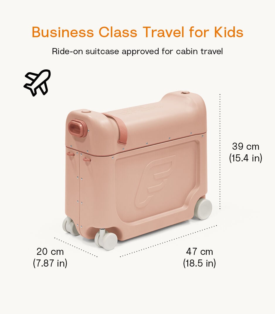 Stokke® JetKids™ Set de voyage - valise et sac à dos, Coral Pink