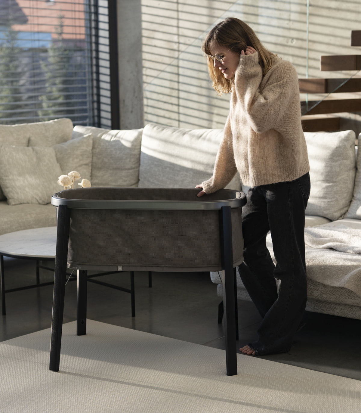 Stokke® Snoozi™ Stubenbett, Graphite Grey