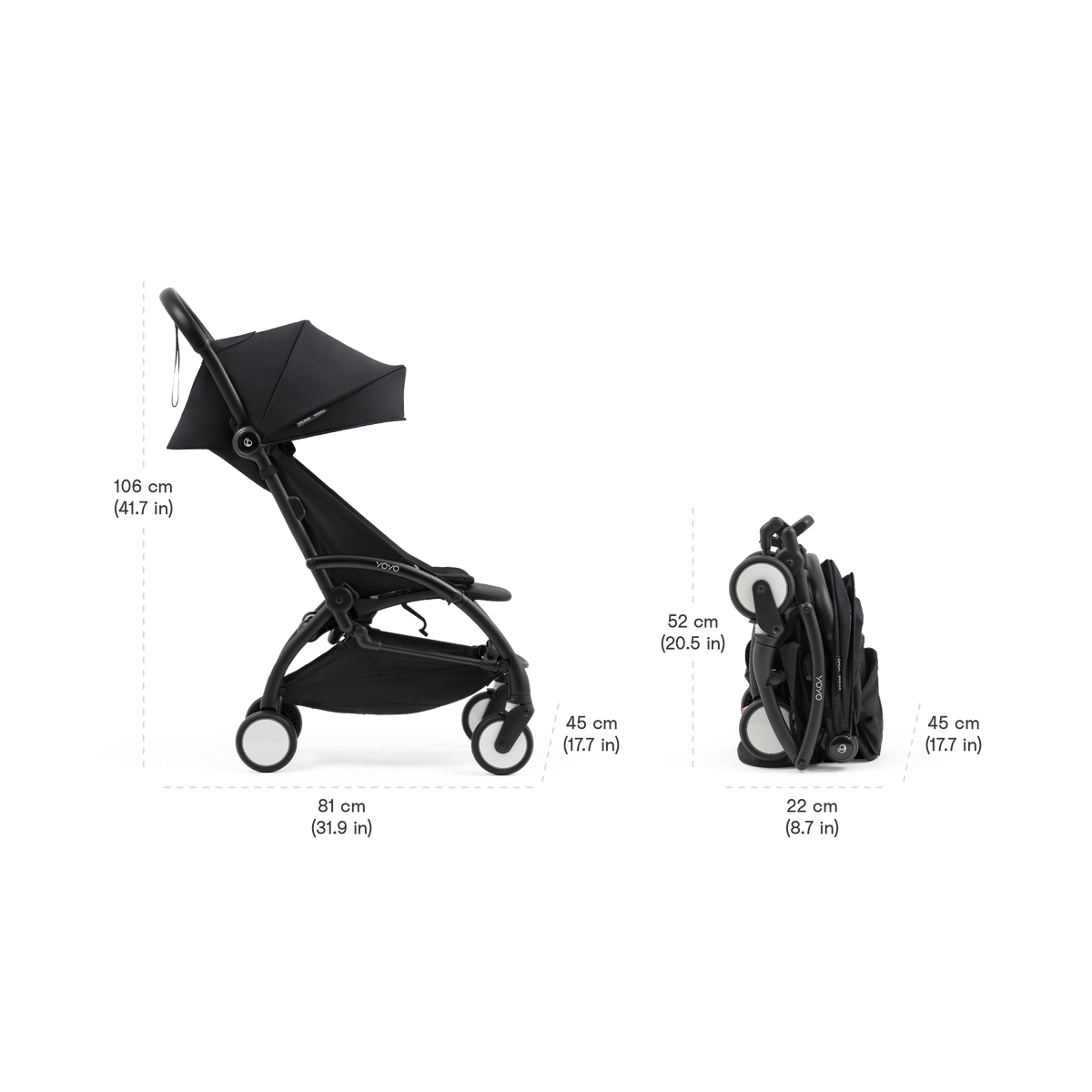 Stokke YOYO⁵ Stroller with Carrycot, Forest - Image 21