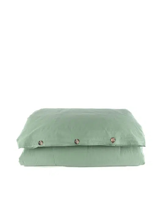 Oona comforter cover Green Sage
