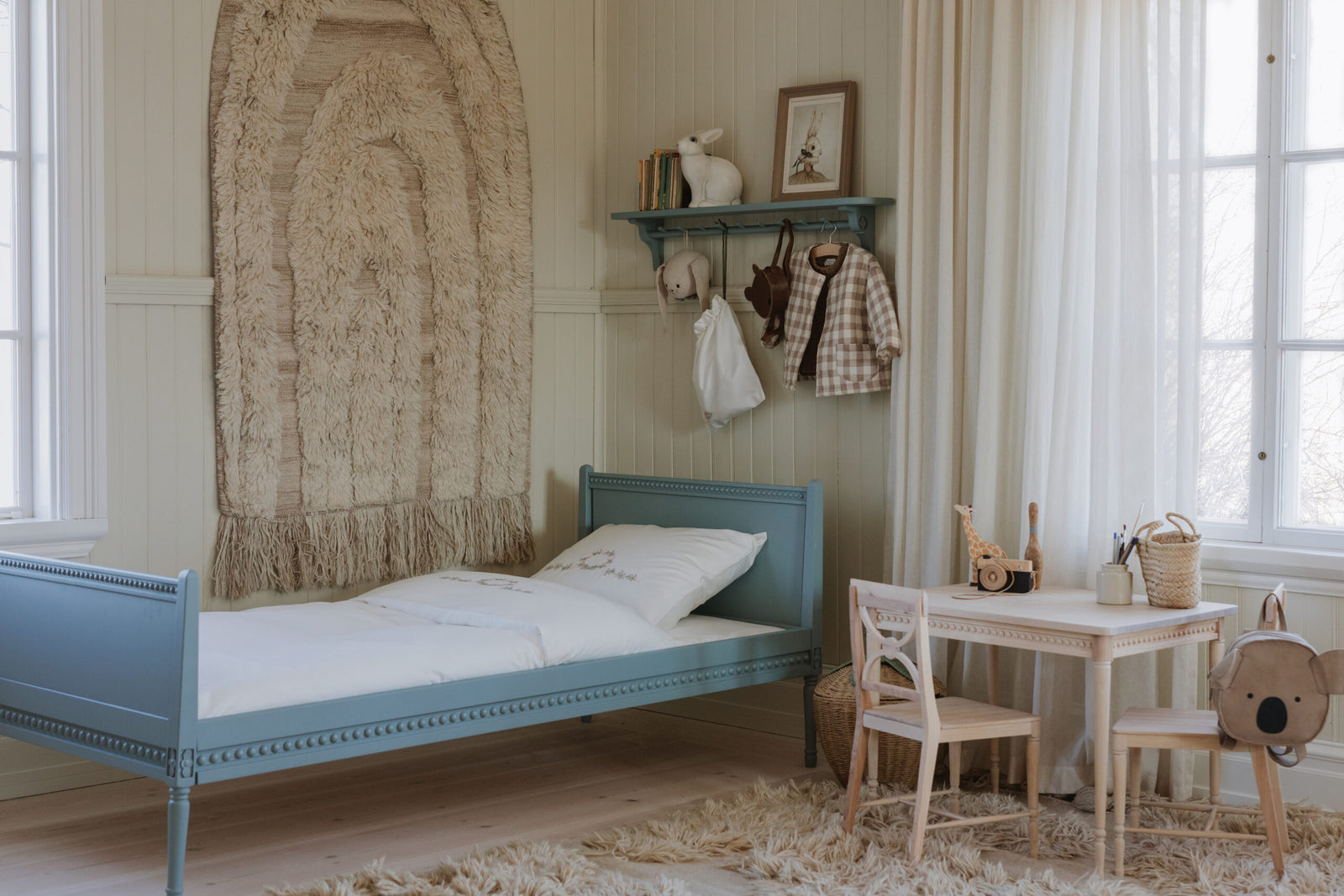 Gustavienne Einzelbett Birke