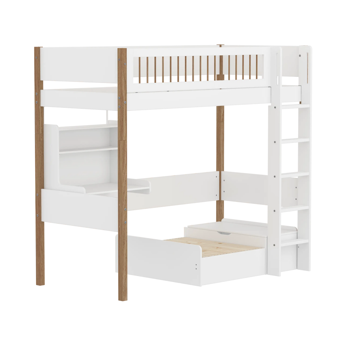 Flexa Nor Casa Hochbett 90 x 200 cm Eiche