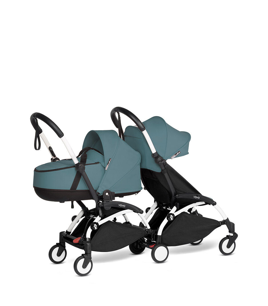 YOYO Connect Gestell – Flexibler Doppelkinderwagen für Zwillinge und Geschwister