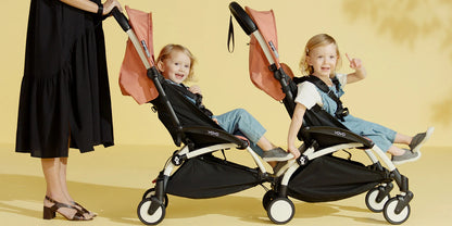 YOYO Connect Gestell – Flexibler Doppelkinderwagen für Zwillinge und Geschwister