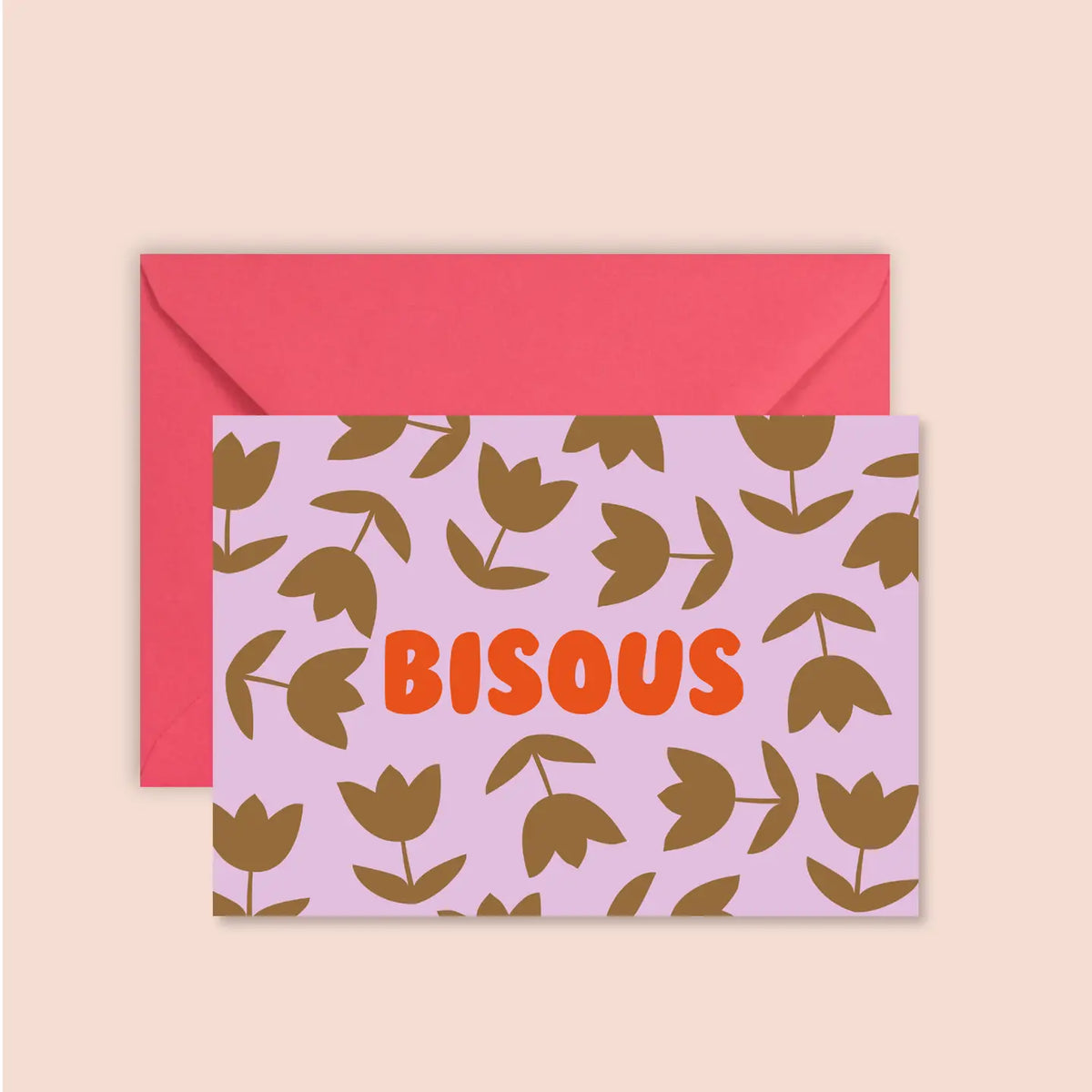 Ma Petite Vie Carte d'amour Bisous