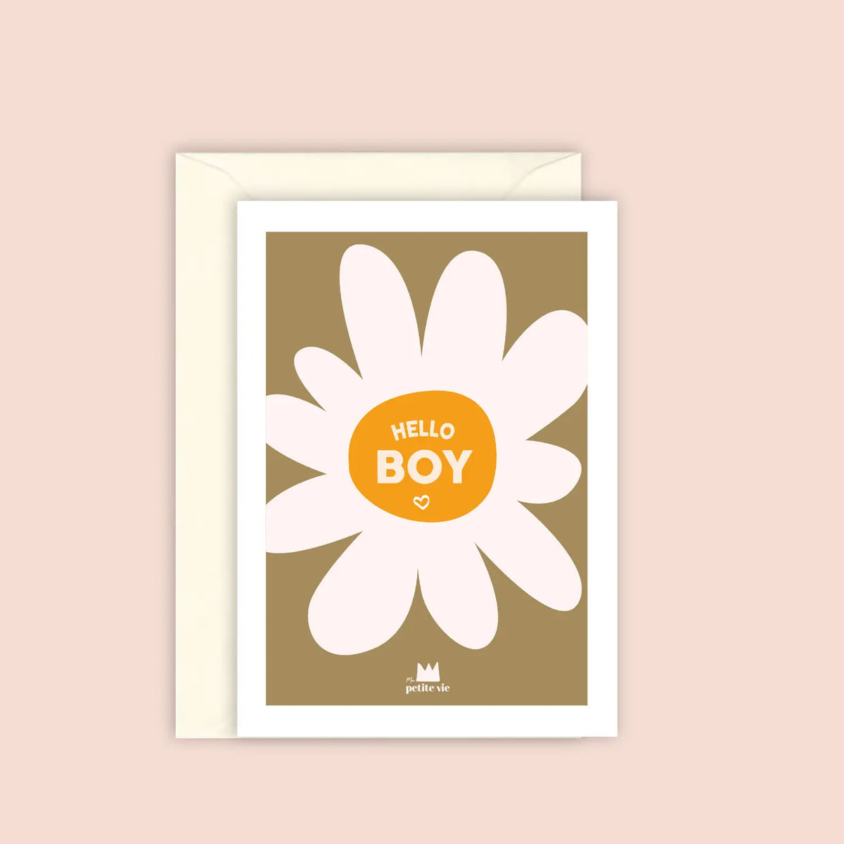 Ma Petite Vie birth card Hello Boy