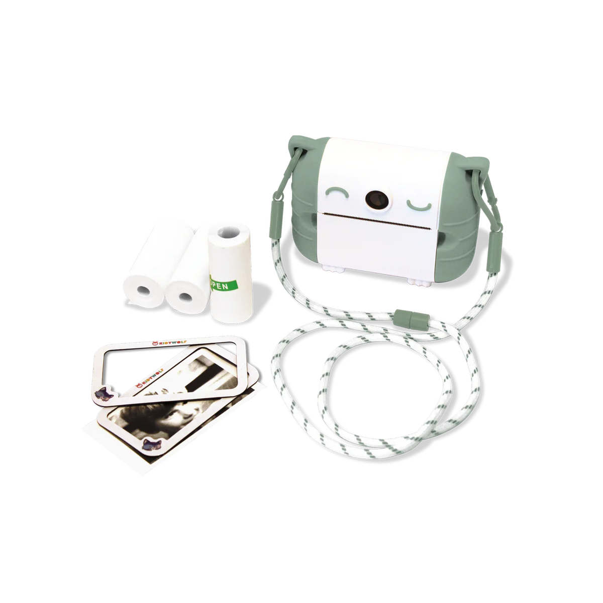 Kidywolf Kidyprint children's camera green
