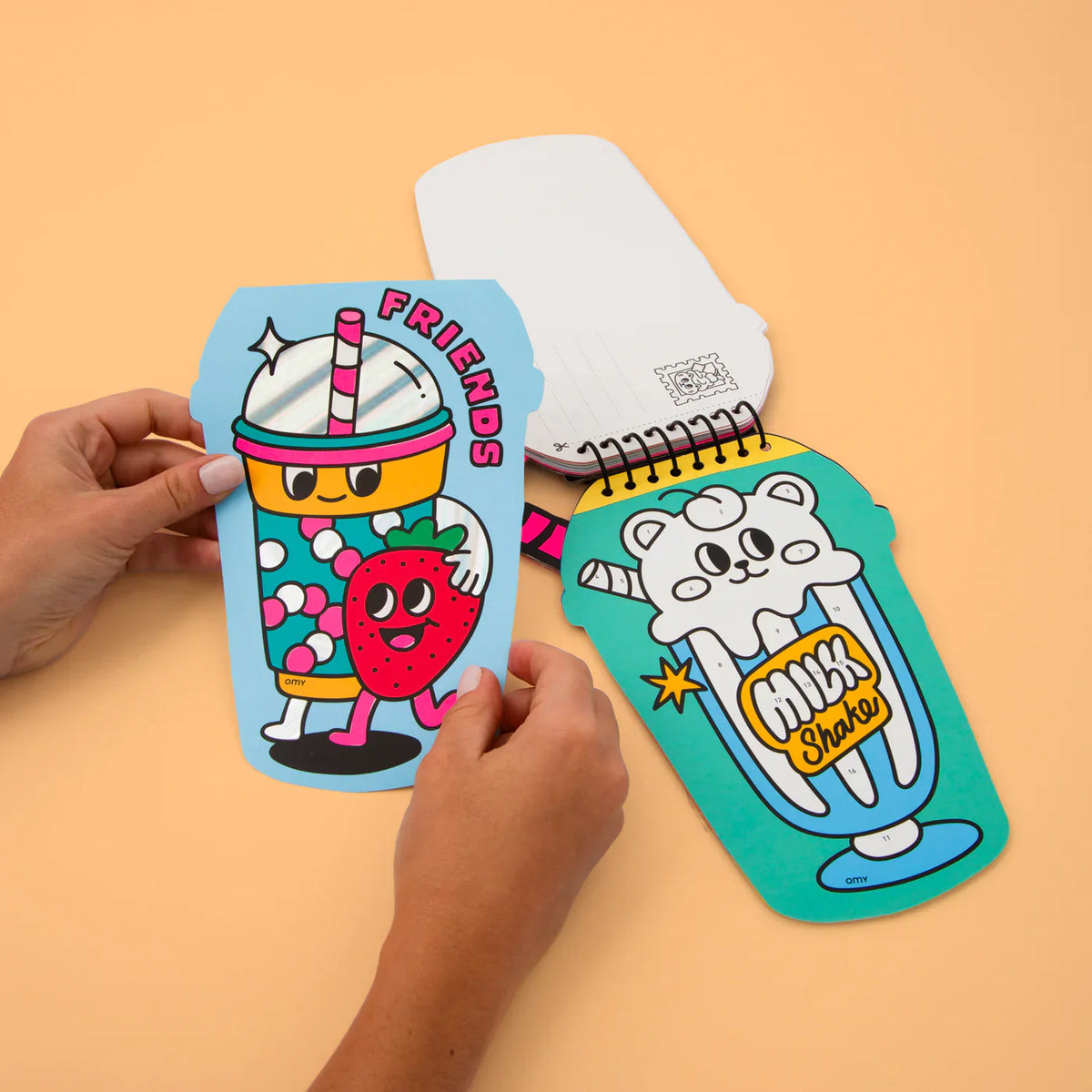 OMY Bubble Tea sticker book