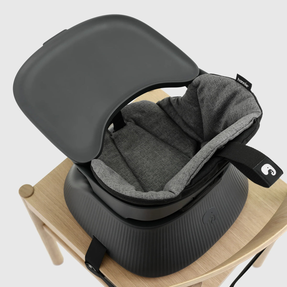 Seggiolone portatile Hannie nero antracite