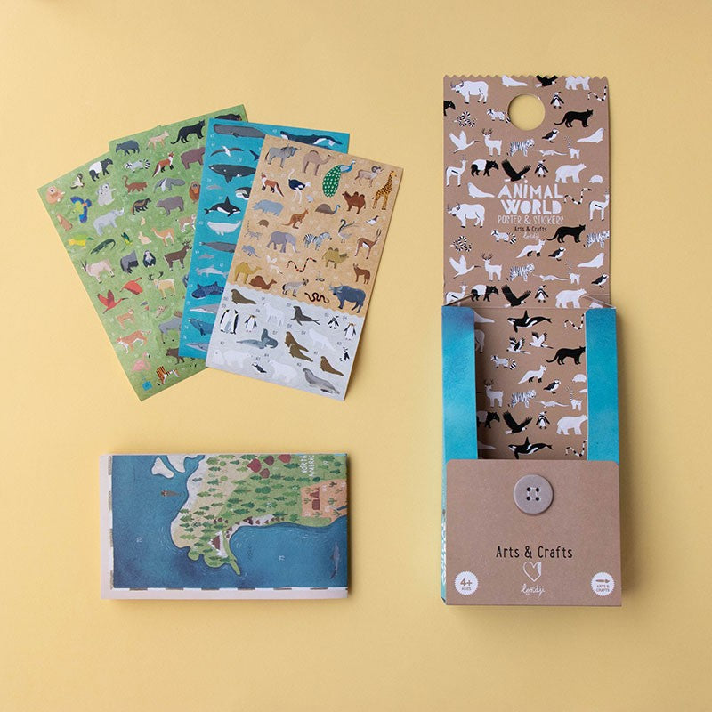 Londji Animal World Poster und Sticker