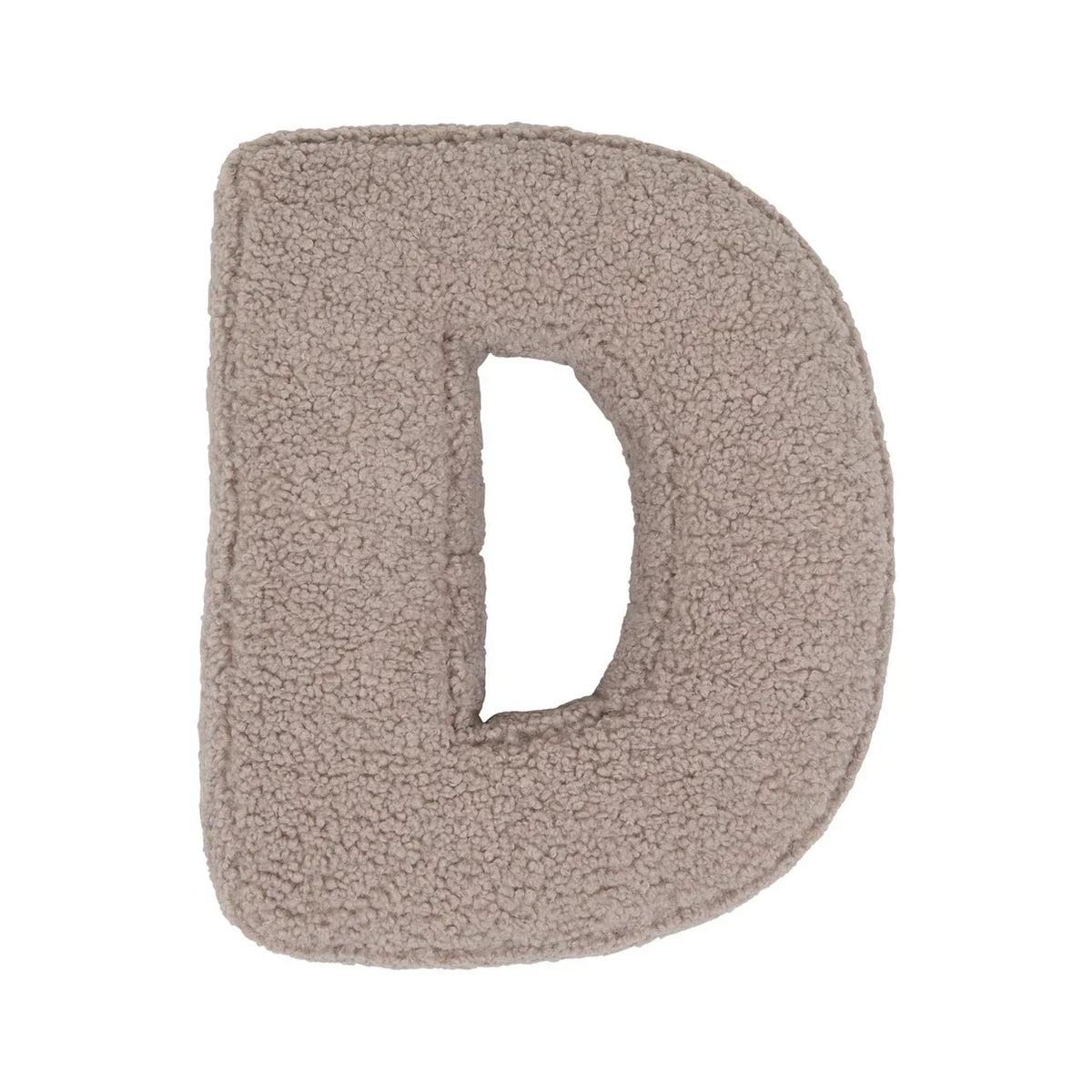 Betty's Home Coussin Lettres D Mocha Bouclé