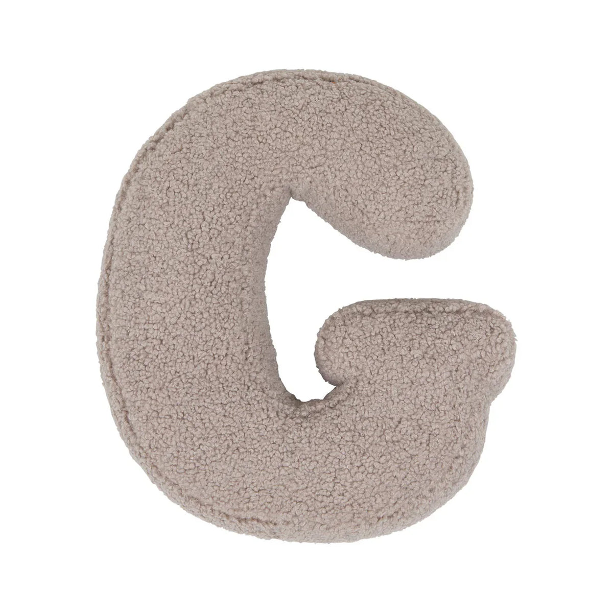 Betty's Home lettera cuscino G Mocha Bouclé