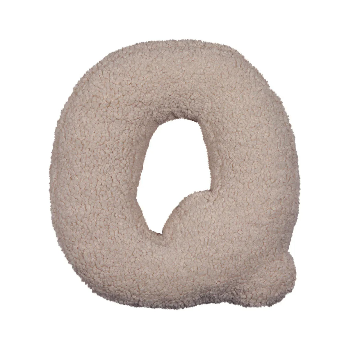 Betty's Home cuscino lettera Q Mocha Bouclé