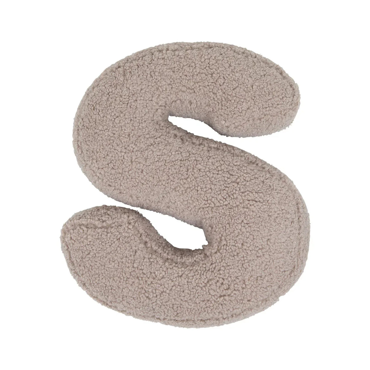 Betty's Home lettera cuscino S Mocha Bouclé