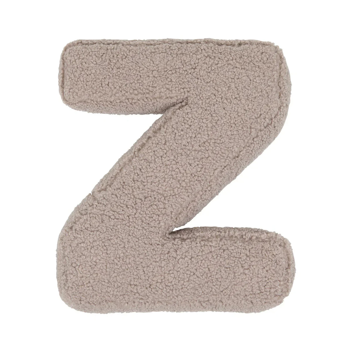 Betty's Home Buchstabenkissen Z Mocha Bouclé