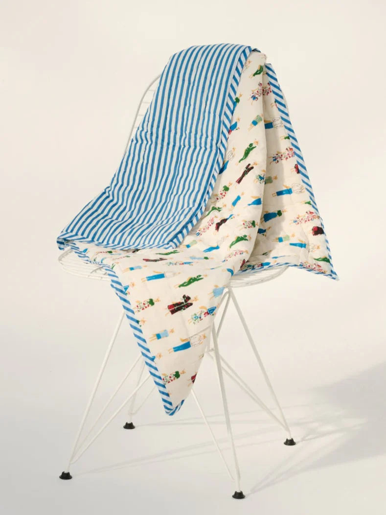 Lucas du Tertre bedspread fox 115x140