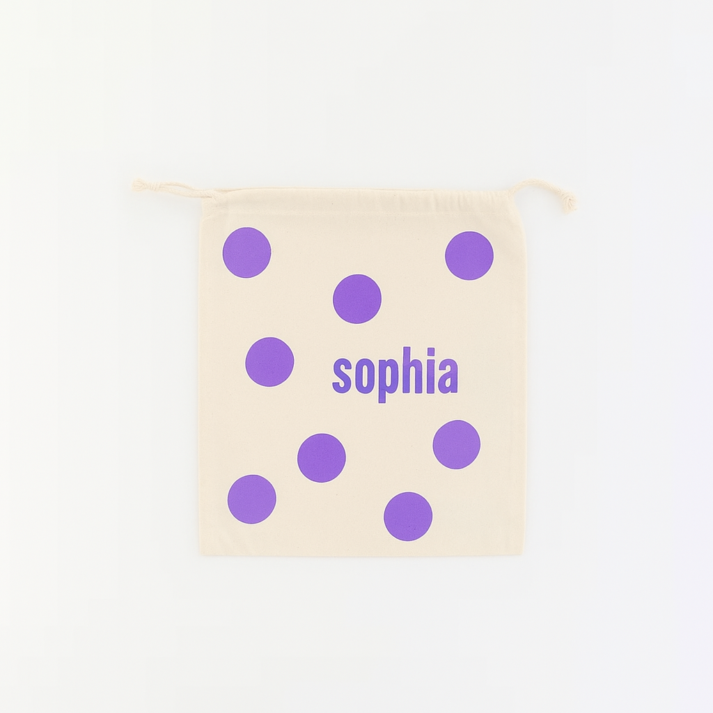 Francis Ebet Allerleisack dots purple
