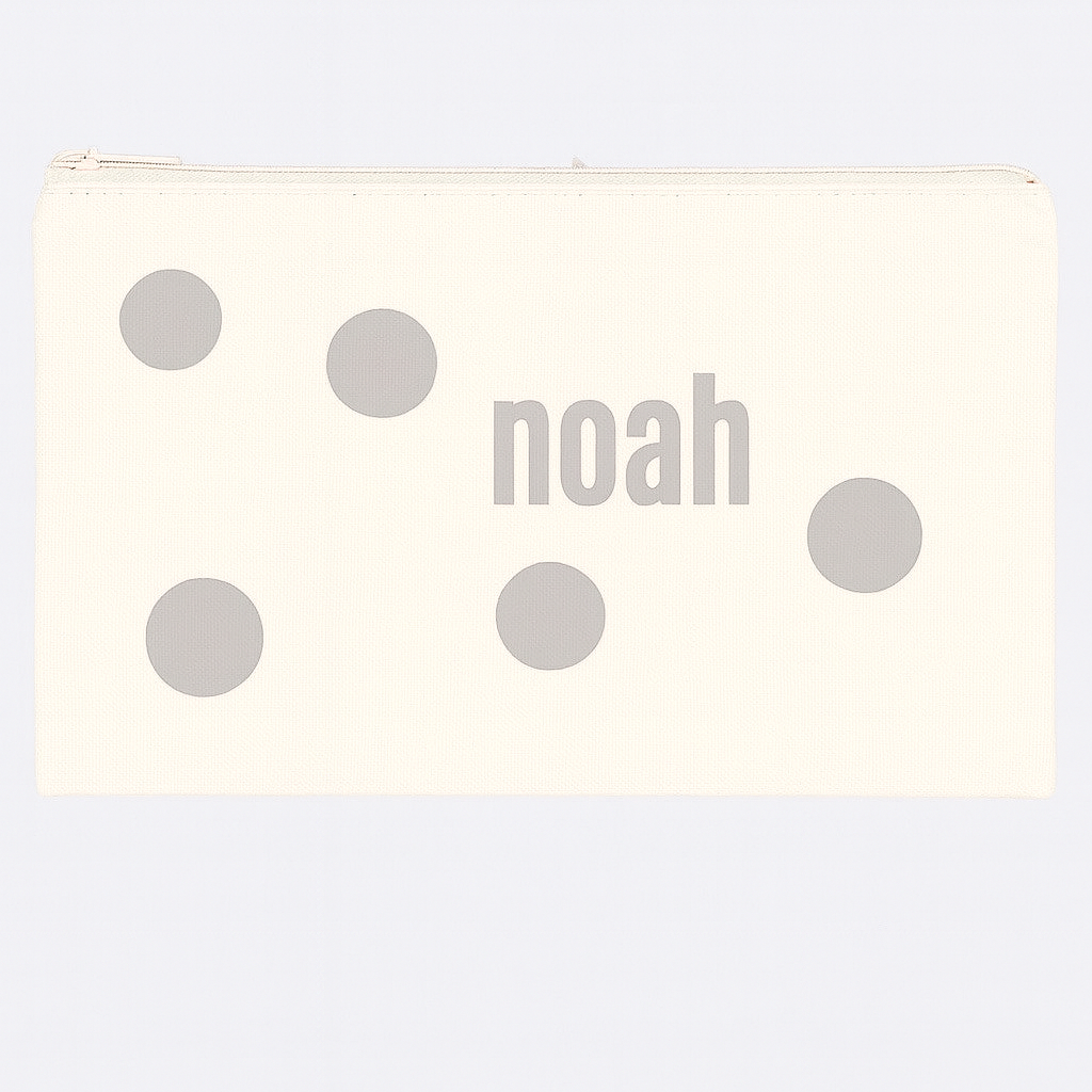 Necessaire Punkte Grau