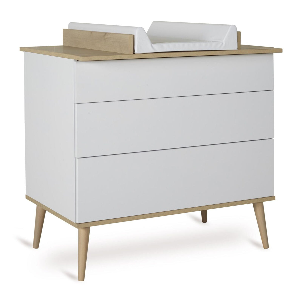 Quax Flow Matelas à langer pour commode Blanc