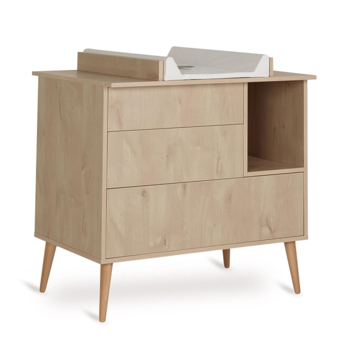 Quax Cocoon Changing unit for chest of drawers Natural Oak
