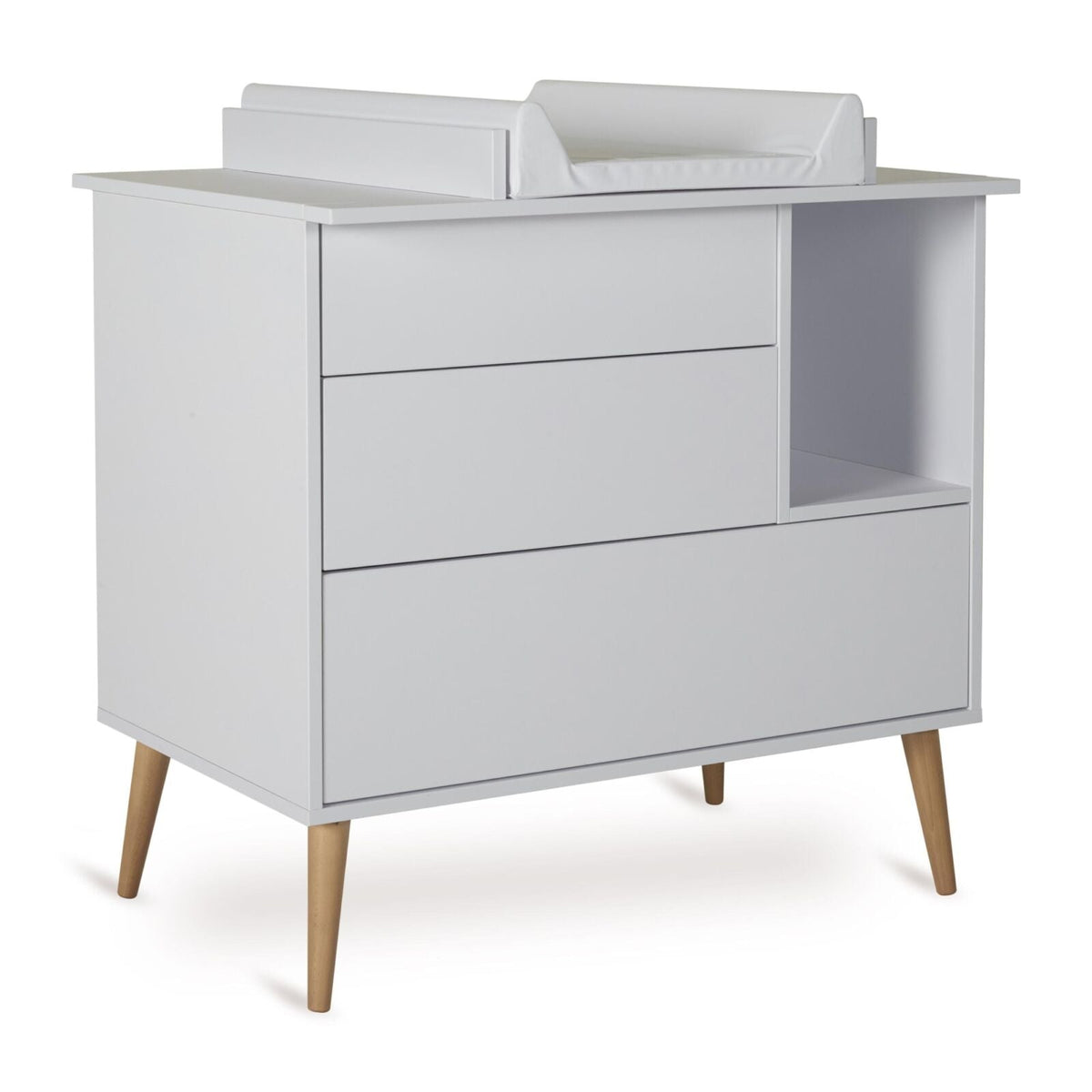 Quax Cocoon Matelas à langer Pour Commode Ice Blanc