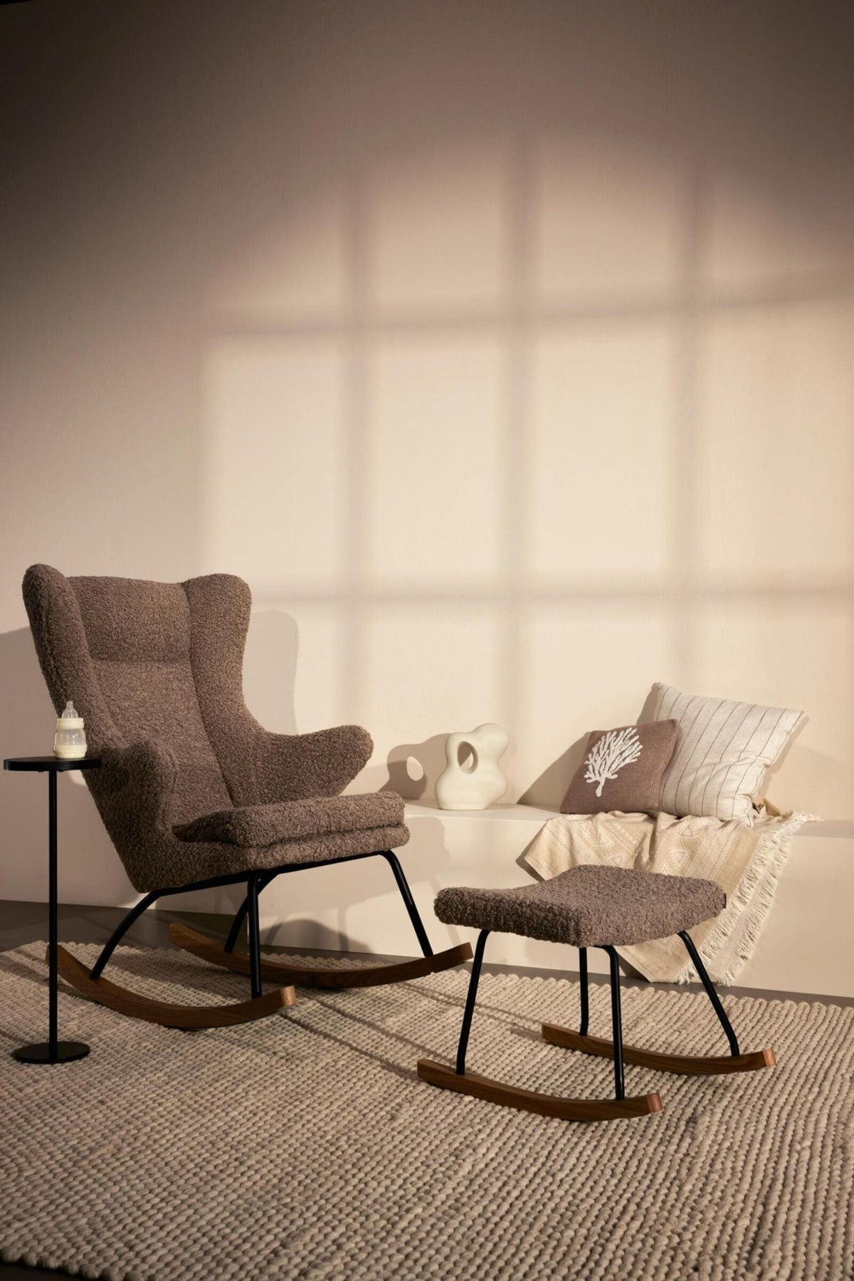 Quax stool rocking chair De Luxe Bison