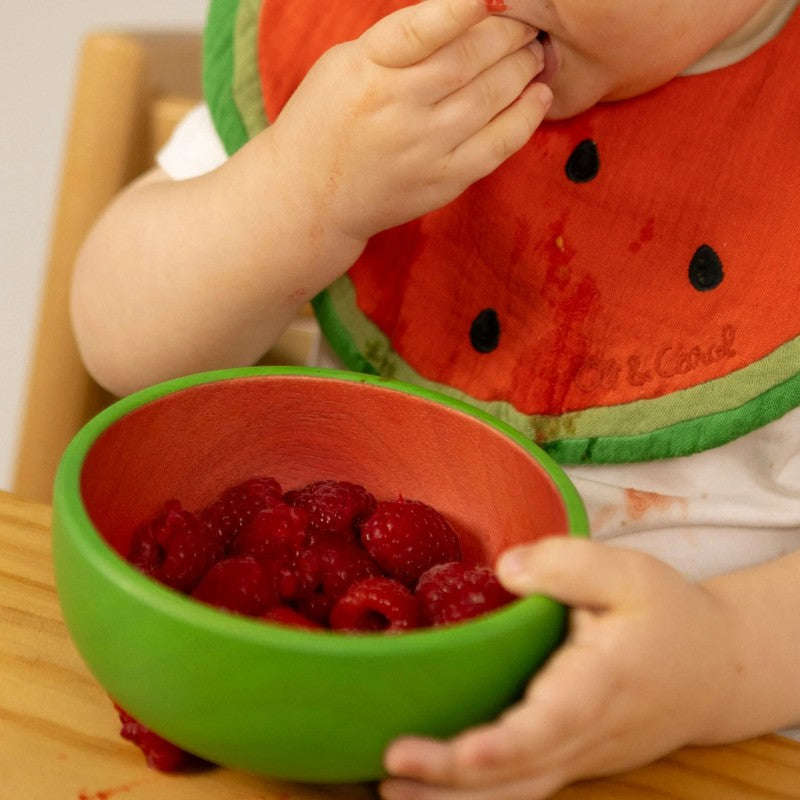 Oli & Carol Wally the Watermelon Plate & Spoon