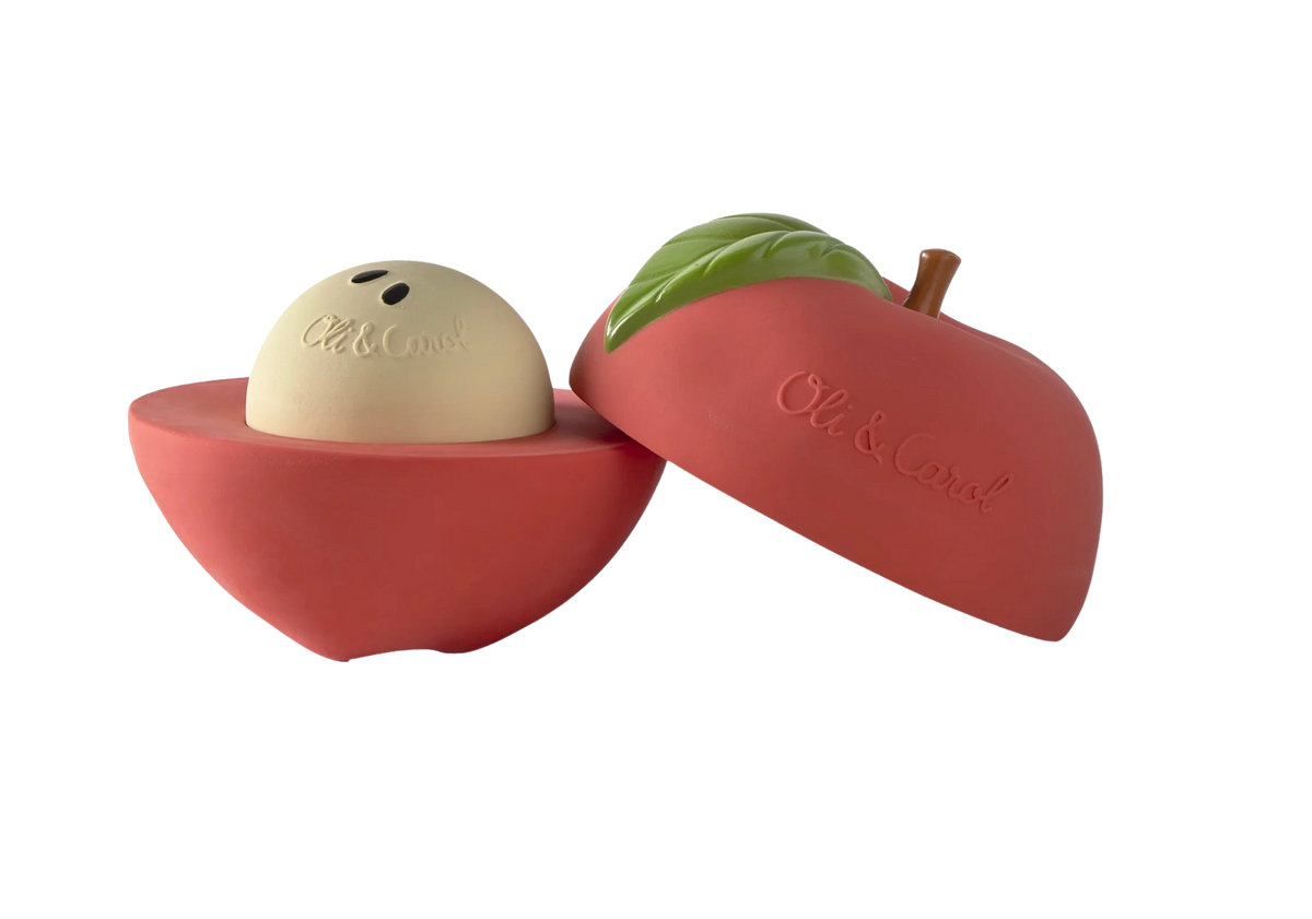 Oli & Carol apple stacking tower & rattle ball