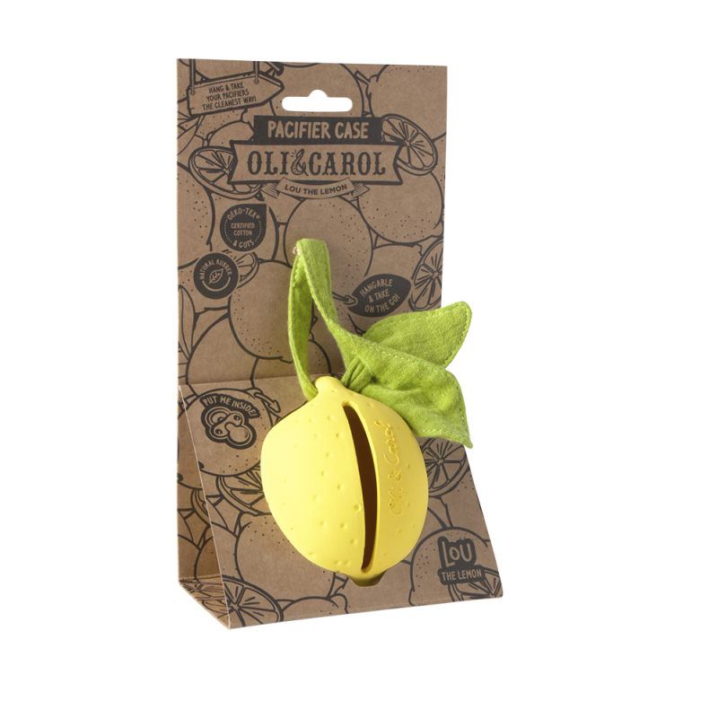 Oli & Carol Lou the lemon pacifier holder