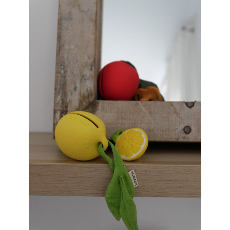 Oli & Carol Lou the lemon pacifier holder