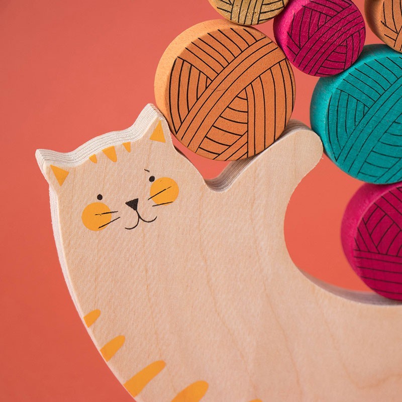 Jeu de société Meow en bois Londji