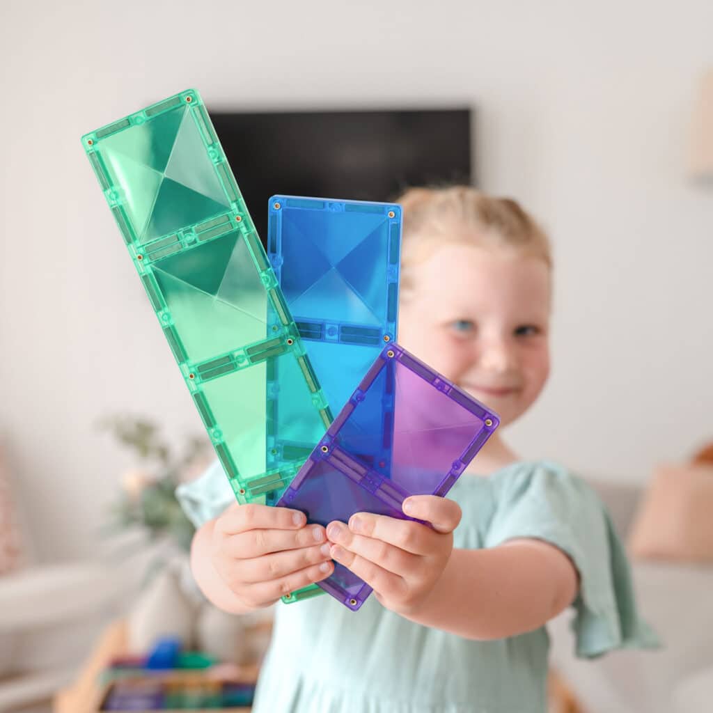 Connetix 18 pièces Rainbow Rectangle Pack