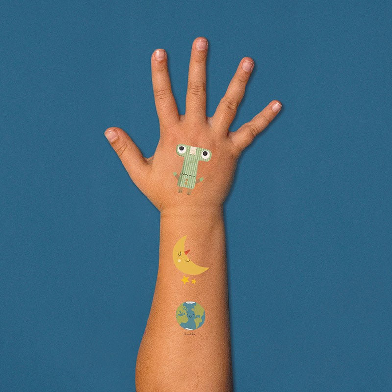 Tatouages pour enfants Londji Space