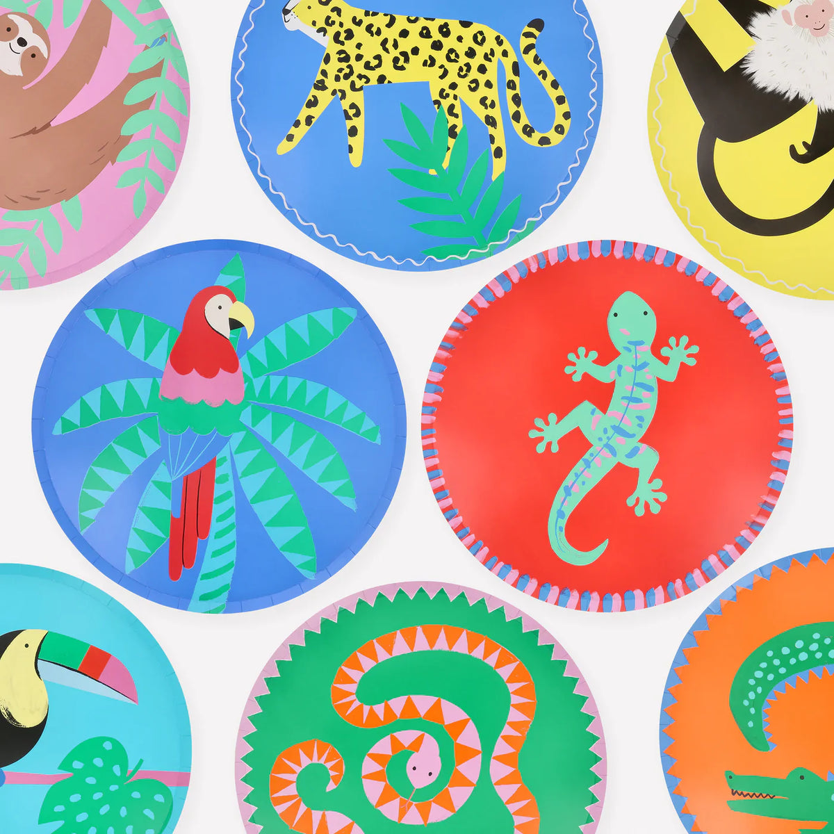 Meri Meri Jungle paper plate