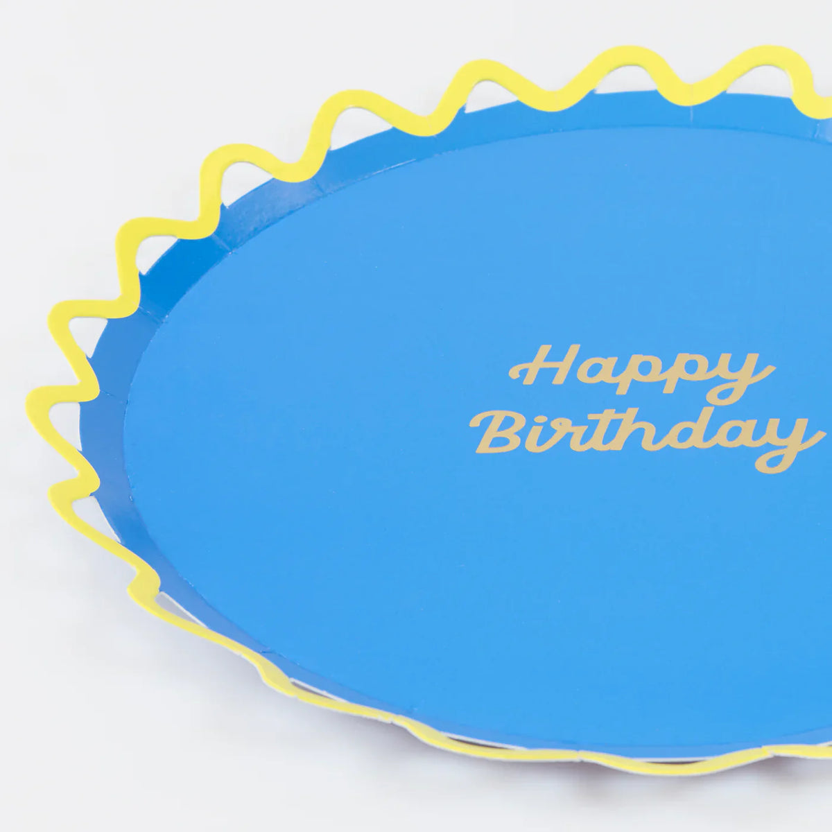 Piatto di buon compleanno Meri Meri