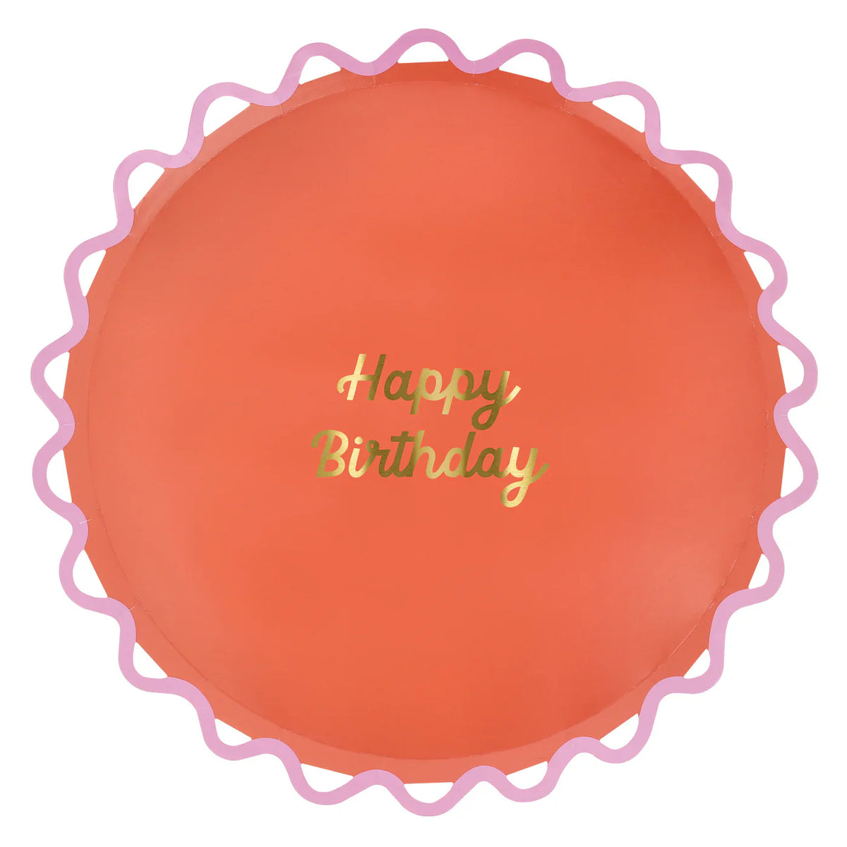 Piatto di buon compleanno Meri Meri
