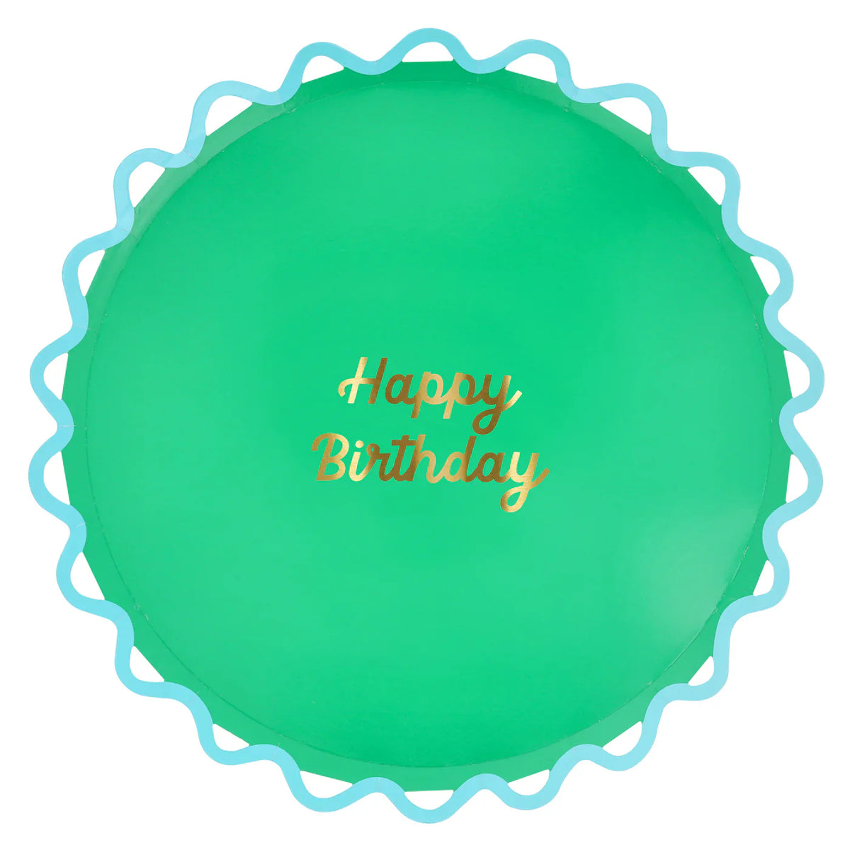 Piatto di buon compleanno Meri Meri