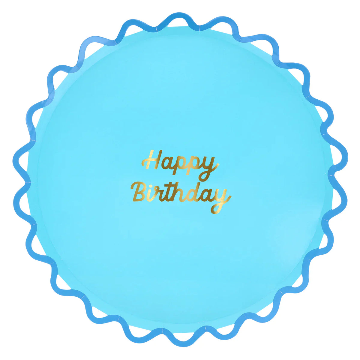 Piatto di buon compleanno Meri Meri