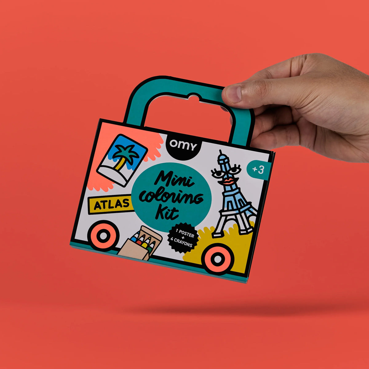OMY Mini coloring set Atlas