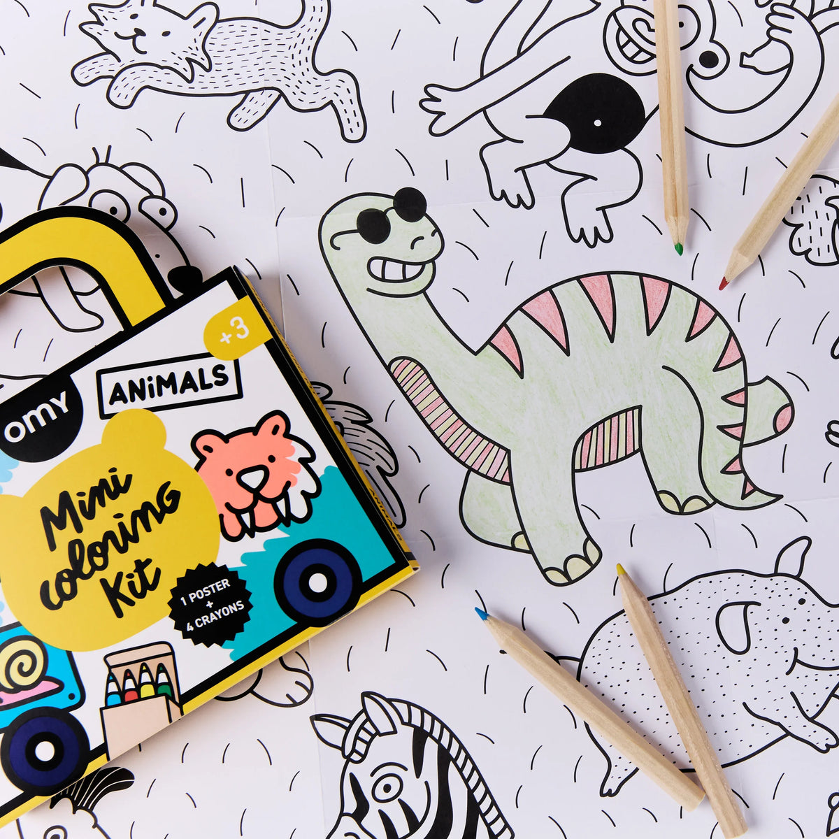 OMY mini coloring set Animals