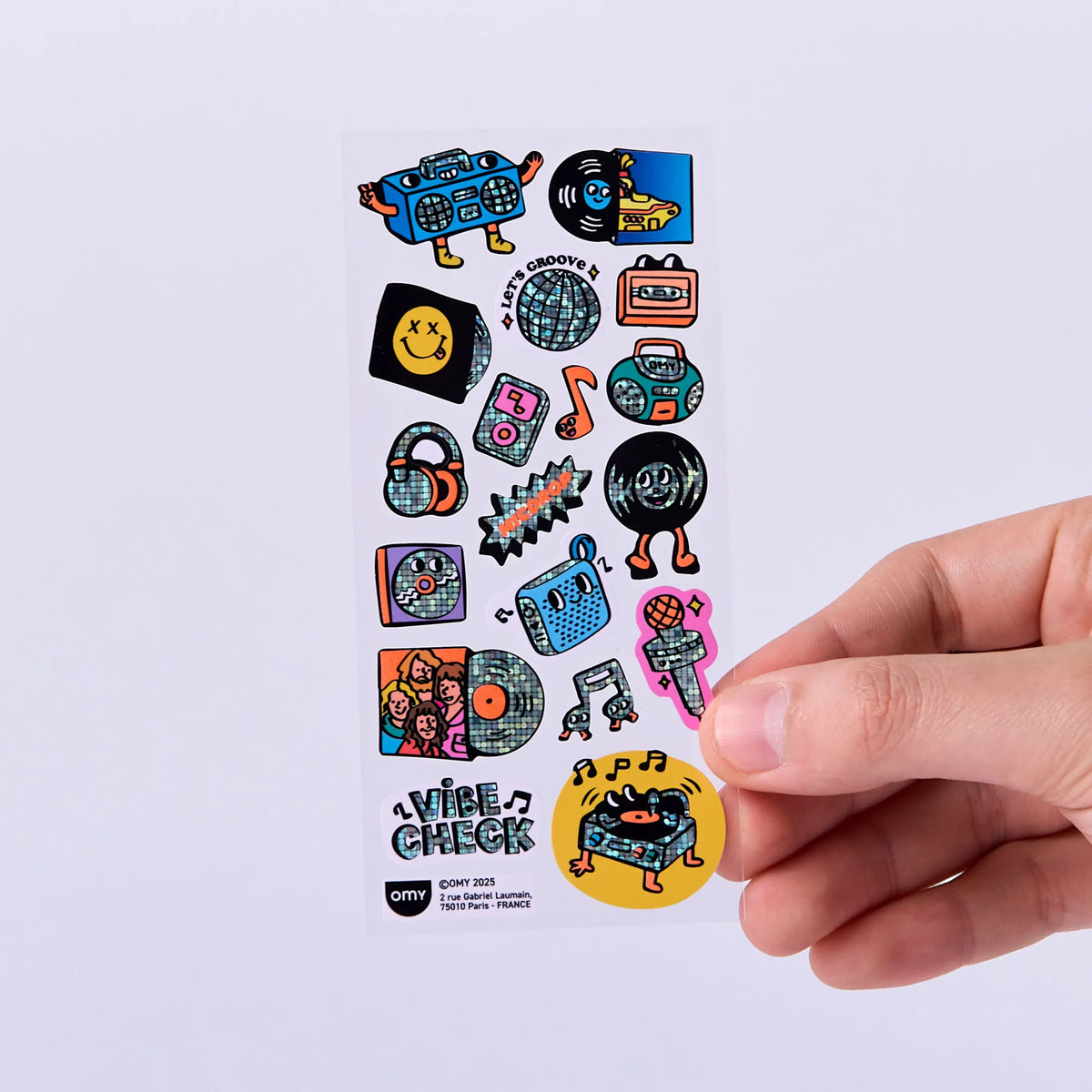 OMY Fabulous Sticker Music