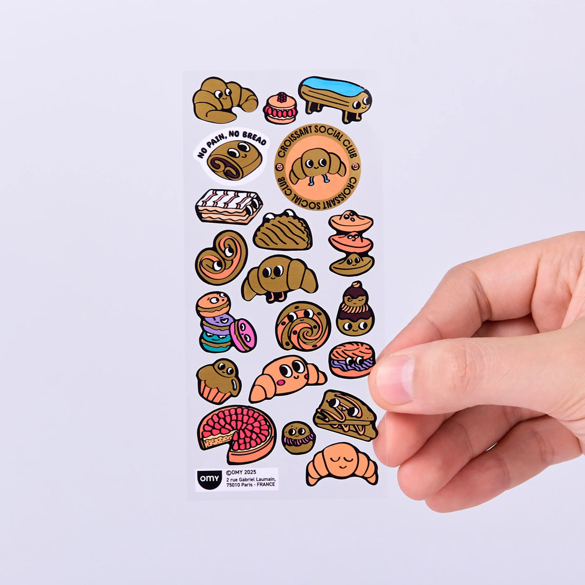OMY Fabulous Sticker Croissant