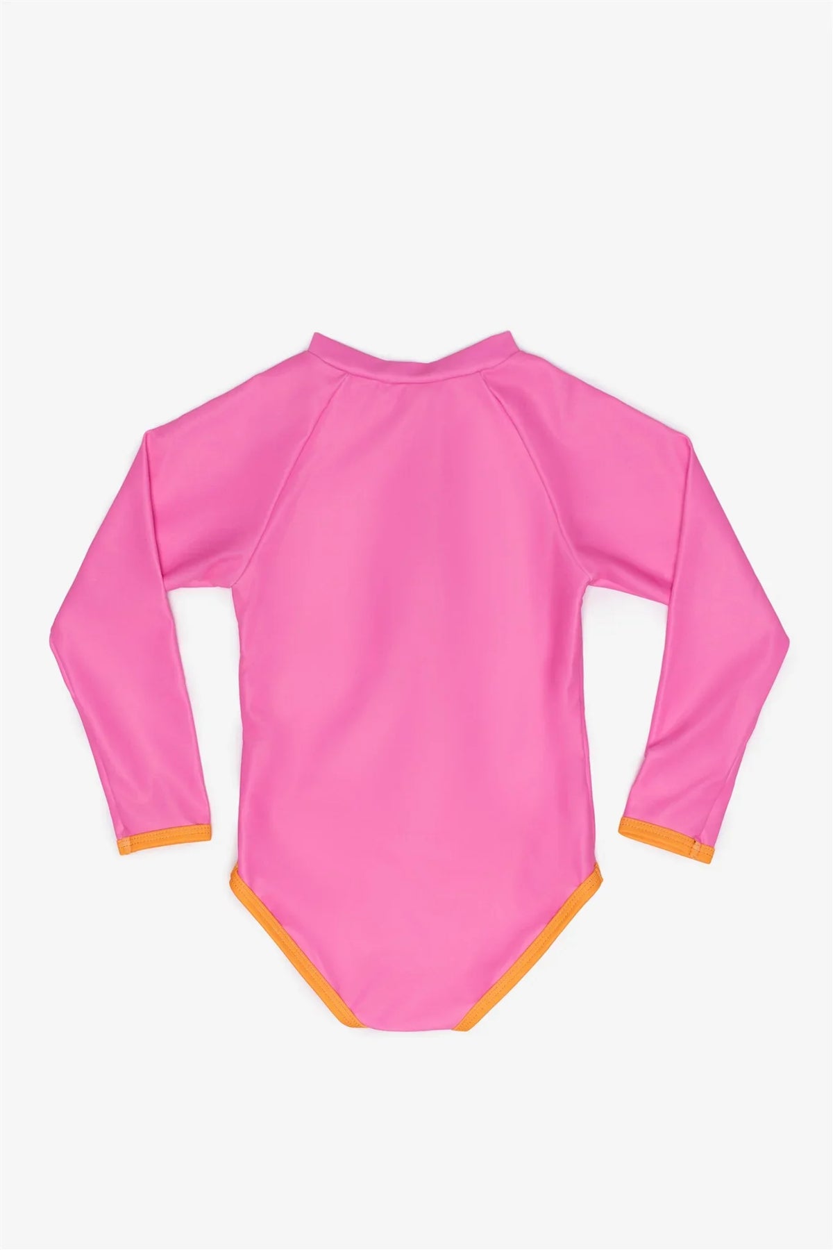 Costume da bagno Kindisch manica lunga rosa arancio