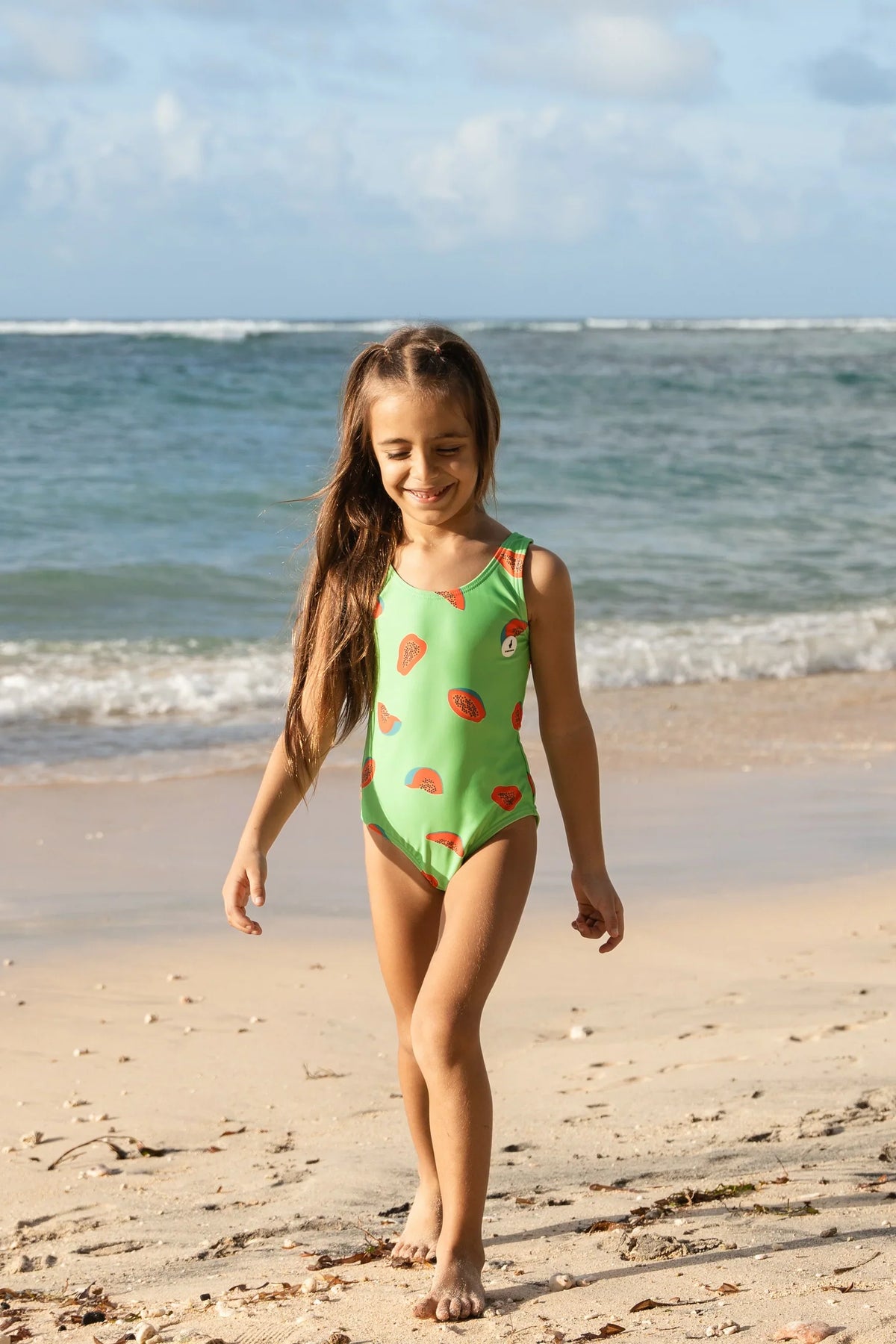 Kindisch Papaya swimsuit
