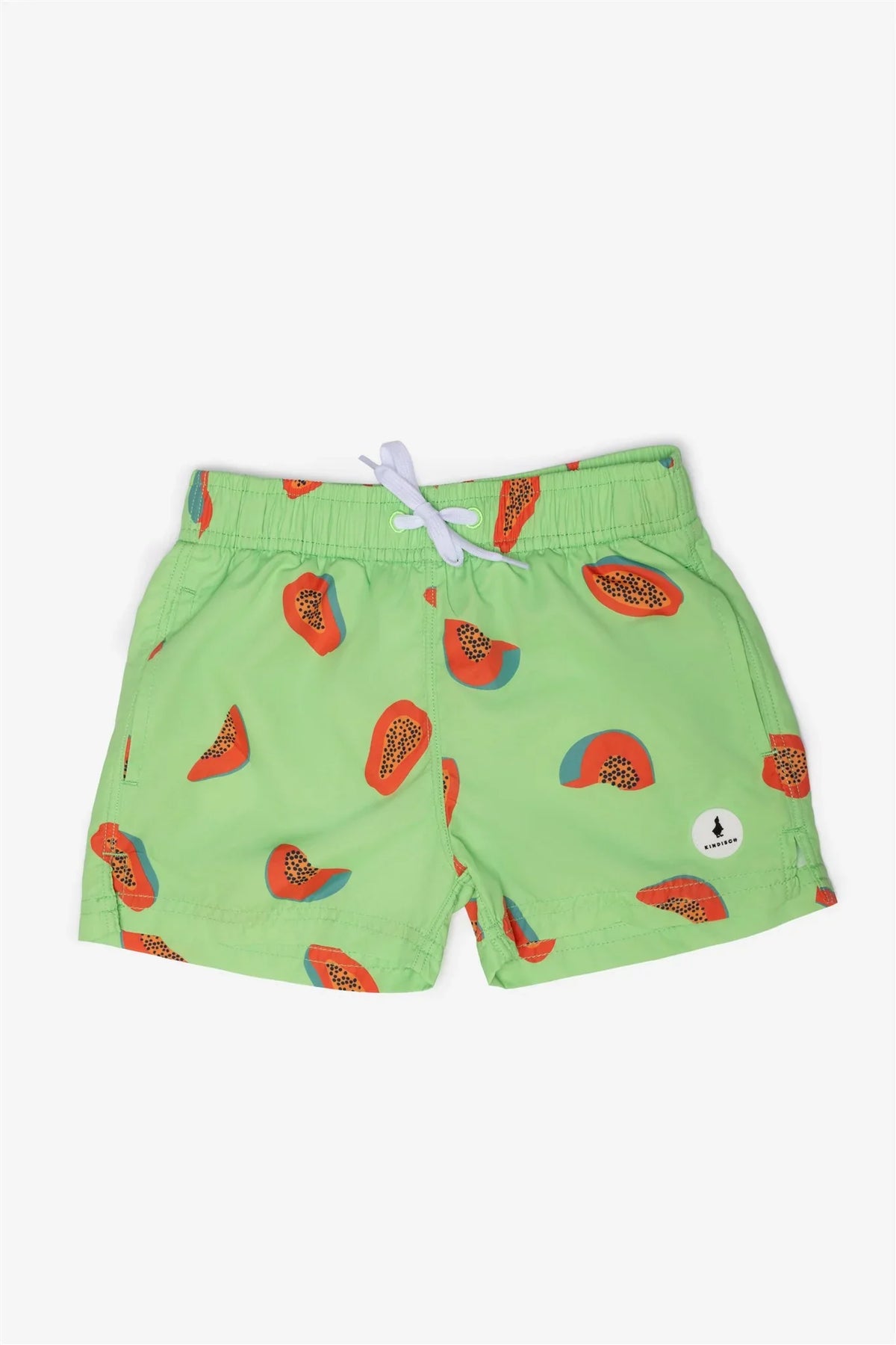 Childish swimming trunks papaya